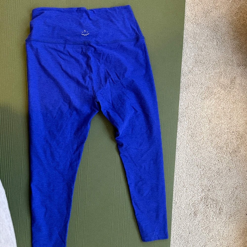 Beyond Yoga Spacedye Centered Midi Leggings XL Blue - Picture 4 of 11
